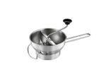 Gefu Passiergerät Flotte Lotte, Edelstahl, Metall, 21.8x18.5x40.6 cm, rostfrei, Rührwerk abnehmbar, Einsatz auswechselbar, Kochen, Küchenhelfer, Sonstige Küchenhelfer