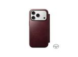 Nomad Modern Leather Folio burgundy - iPhone 17 Pro