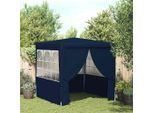 vidaXL Profi-Partyzelt mit Seitenwänden 2,5x2,5 m Blau 90 g/m²