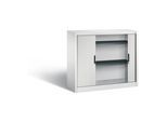 C+P Akten-Sideboard Omnispace mit Rollladen, 2 Ordnerhöhen, H1030xB1200xT420mm Front Lichtgrau Korpus Lichtgrau ; C + P Möbelsysteme (3243-00|S10103)