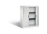 C+P Akten-Sideboard Omnispace mit Rollladen, 3 Ordnerhöhen, H1230xB1000xT420mm Front Lichtgrau Korpus Lichtgrau ; C + P Möbelsysteme (3232-00|S10035)