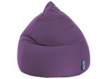 Sitzsack, Textil, 220 l, Füllung: Styroporkugeln, 110x70x110 cm, Indoor, Wohnzimmer, Sessel, Sitzsäcke, Kindersitzsäcke