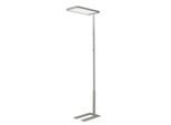 LED Stehleuchte Hansa-by-styro Capella, 80 W, 10400 lm, 4000 K, direktes/indirektes Licht, bildschirmarbeitsplatzfähig, dimmbar, silbergrau