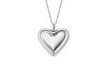 Kette mit Anhänger FOSSIL "Schmuck Geschenk Edelstahl JEWELRY Herz", silber (edelstahlfarben), Halsketten, Damen, Edelstahl, L: 56 B: 1mm, B:1mm