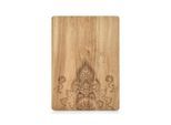 Schneidebrett ZELLER PRESENT "Schneidebrett Print", braun, B:29cm L:40cm, Holz, Schneidebretter, Schneidebrett