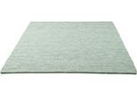 Wollteppich SANSIBAR "Hörnum", grün, B:170cm H:12mm L:240cm, Schurwolle, Teppiche, Wollteppich, Handweb Teppich, meliert, reine gewalkte Wolle, handgewebt