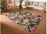 Outdoorteppich HANSE HOME "Tropical Feeling", bunt, B:80cm H:3mm L:165cm, Polyester, Polypropylen (PP), Teppiche, Outdoorteppich, In-& Outdoor, Teppich, Wetterfest, Balkon, Garten, Wohnzimmer, Floral