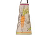 Kochschürze STUCO "Veggies", bunt (natur, bunt), B:80cm L:85cm, Baumwolle, Schürzen, Kochschürze