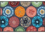 Fussmatte "Coralis" Gr. 2, bunt, B:50cm H:7mm L:75cm, Kunstfaser, WASH+DRY BY KLEEN-TEX, Teppiche, Fussmatte, Schmutzfangmatte, rutschhemmend, In- und Outdoor geeignet, waschbar