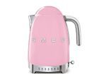 SMEG Wasserkocher "KLF04PGEU", pink (hellpink), B:22,6cm H:27,5cm T:17,1cm, Wasserkocher, Wasserkocher