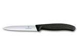 Gemüsemesser VICTORINOX "Swiss Classic 6 Stück, 8 cm", schwarz, Kochmesser, Gemüsemesser