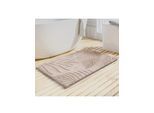 Badematte GRUND Gr. 1, beige, rechteckig (50cm x 60cm ), 1 Stk., Badematten, Badematte