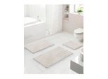 Badematte GRUND Gr. 3, natur, rechteckig (70cm x 120cm ), 1 Stk., Badematten, Badematte
