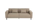 P & B 2-Sitzer-Sofa, Beige, Metall, 3-Sitzer, Füllung: Polyester, 204x76x79 cm, Wohnzimmer, Sofas & Couches, Sofas, 2-Sitzer Sofas