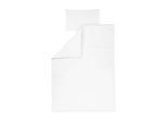Kinderbettwäsche JULIUS ZÖLLNER "100 x 135 cm + 40 x 60 cm", weiss (weiß), B/L: 100cm x 135cm, Jersey, B/L: 40cm x 60cm, Jersey, Obermaterial: 100% Baumwolle, Bettwäsche, Kinderbettwäsche