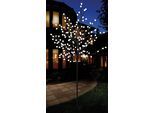 LED Baum BONETTI, schwarz, H:220cm, Leuchten, LED Baum, Weihnachtsdeko