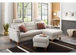 Ecksofa HOME AFFAIRE "Palmera L-Form, B: 244 cm - OTTO. Verlässliche Qualität.", beige (natur), B:244cm H:89cm T:163cm, 100% Polyester;Struktur (100% Polyester);Luxus-Microfaser in Lederoptik (100% Polyester), Sofas, Ecksofa, optional Bettfunktion & Bettkasten, Federkern