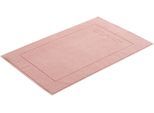 Badematte ESPRIT "Solid" Gr. 2, rosa (rosé), H:1mm, Baumwolle, Badematten, Badematte, Badteppich, Uni Farben, mit Esprit Logo Stickerei Hotelmatte