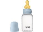 BIBS Anti-Colic Baby Bottle Latex oorbellen met caoutchouc speen Baby Blue 150 ml