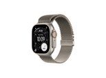 Apple Watch Ultra 3 GPS + Cellular 49mm Natural Titanium Case with Natural Titanium Milanese Loop - Small