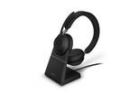 Jabra Evolve2 65 Link380c UC Stereo Stand Black