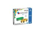 Magna-Tiles Cars - Green & Yellow 2-Piece Magnetic Building Set