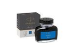 Parker Quink Füllertinte im Tintenfass | auswaschbare blaue Tinte | 57 ml