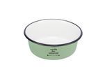 Trixie Bowl enamel/stainless steel 0.9 l/ø 17 cm green