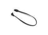 DUTZO SATA-kabel - Schwarz - 0.3 m - Gerade & 90° Verbinder