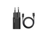 Baseus Super Si Quick Charger 1C 25W with USB-C cable for USB-C 1m (black)