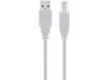Pro USB-A USB-B 2.0 - 5m - Grau
