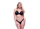 Peekaboo Bra & Crotchless G-String Set