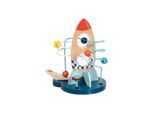 Goki Wooden Locomotion Spiral Rocket with Catapult