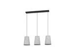 EGLO ALSAGER long table pendant lamp black/grey