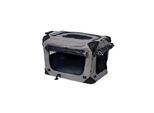 Dogman Pet Canvas Crate Milou Grey 60x42x42cm