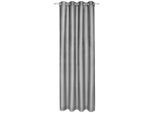 Joop! Ösenschal J-Allovers, Silber, Textil, Raute, 140x250 cm, Wohntextilien, Gardinen & Vorhänge, Fertiggardinen, Ösenschals