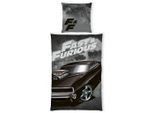 Herding Jugendbettwäsche, Grau, Schwarz, Weiß, Textil, Auto, 135x200 cm, Oeko-Tex® Standard 100, pflegeleicht, hautfreundlich, schadstoffgeprüft, Schlaftextilien, Bettwäsche, Kinderbettwäsche