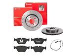 BREMBO Bremsensatz, Scheibenbremse Bremsensatz-Vorderachse XTRA LINE / STANDARD sk8k0f09t5 Vorderachse Gelocht/innenbel. 325mm 25mm für BMW ROVER