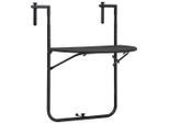 vidaXL Balkon-Hängetisch Braun 60x64x83,5 cm Kunststoff Rattan-Optik