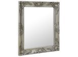 vidaXL Wandspiegel im Barock-Stil 50x60 cm Silbern