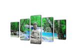 vidaXL Bilder Dekoration Set Buddha 200 x 100 cm