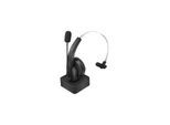 LogiLink Bluetooth mono headset with charging stand microphone