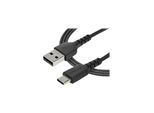 StarTech.com 1 m / 3.3ft. USB 2.0 to USB C Cable - Black - Aramid Fiber - USB-C cable - 1 m