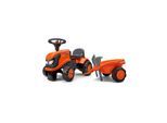 Falk Tractor with trailer rake and shovel Baby Kubota
