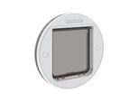 Petmate Large Glass Fitting Cat Flap - White