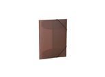 HERMA Elasticated folder A3 PP translucent brown