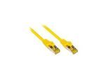 Alcasa electronik Good Connections patch cable - 15 cm - yellow - Gelb - 0.1 meter