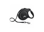 Flexi New Classic L leash 8 m black 50 kg