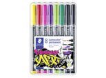 Staedtler Lumocolor perm. mixed set 8pcs