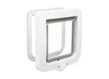 Trixie 2-Way Flap Door Cat and Small Dog White 20x22cm